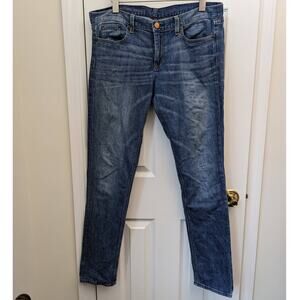 J Crew Womens Jeans Size 32 Downtown Skinny Dark Wash Blue Casual Every Day